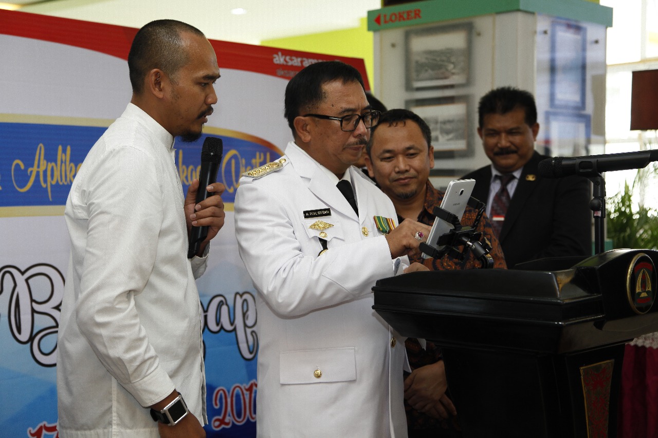 Pertama di Kaltim, Wali Kota Balikpapan Luncurkan Perpustakaan Digital